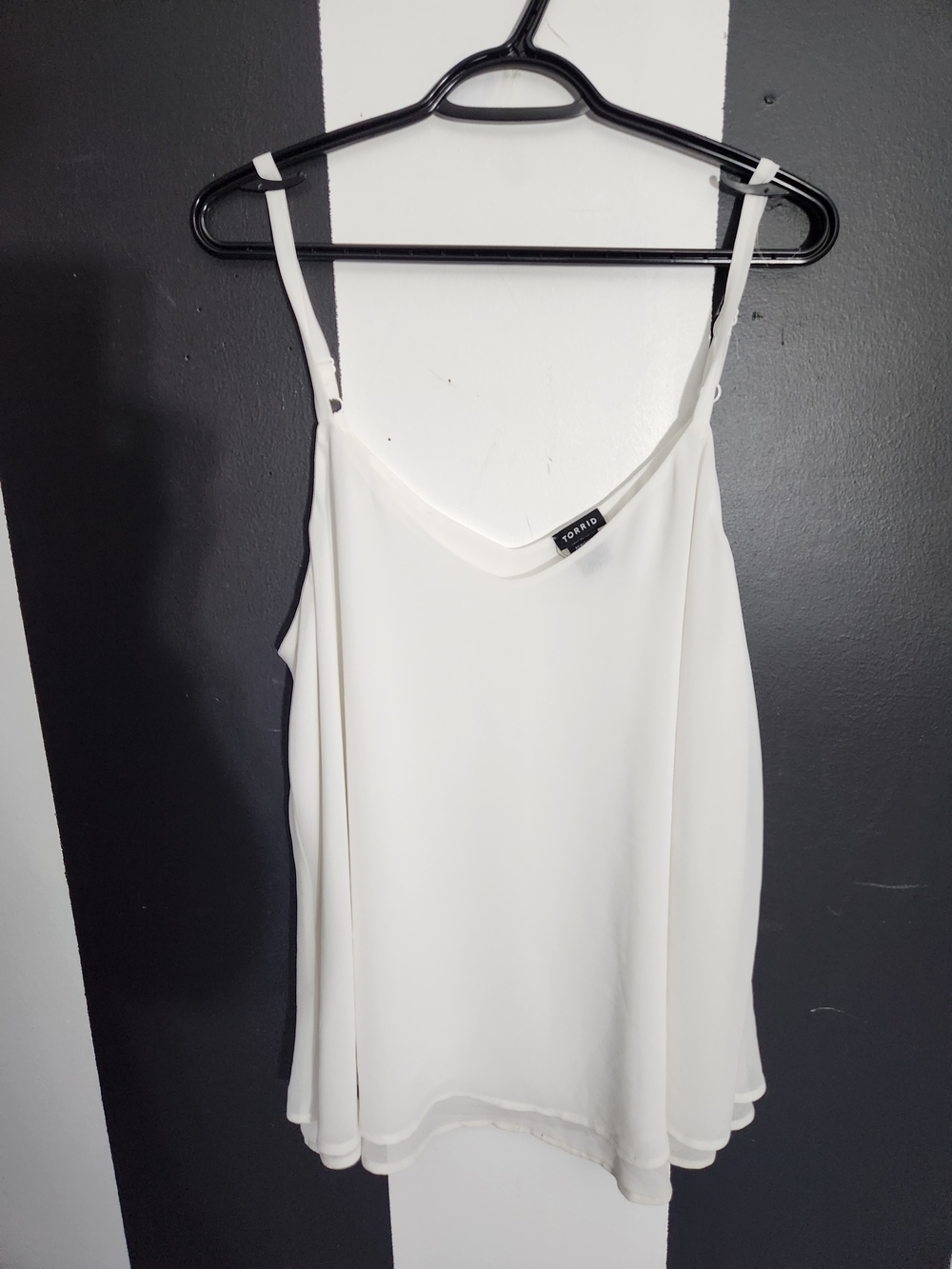 torrid White Lightweight Spaghetti Strap Cami
